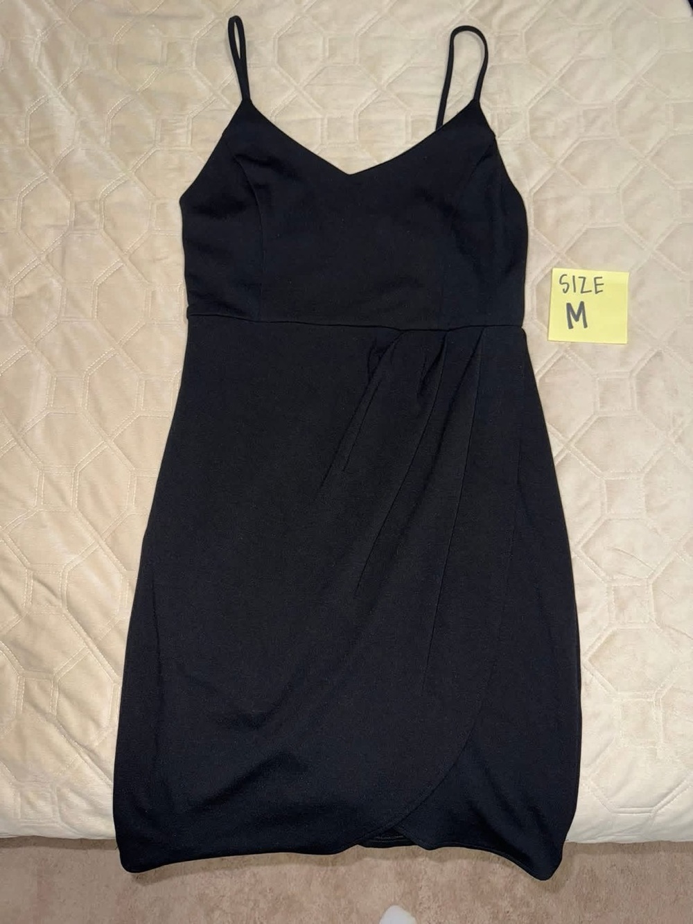 Classic Black Spaghetti Strap Dress - Brand Unspecified